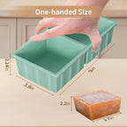 Pack of 2 Silicone Freezer Tray for Soup and Meal Prep