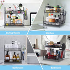 Countertop Organizer with Small Basket