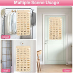 Hanging Jewelry Organizer with 80 Clear Pockets