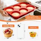 Silicone Muffin Pan Nonstick Cupcake Baking Mold
