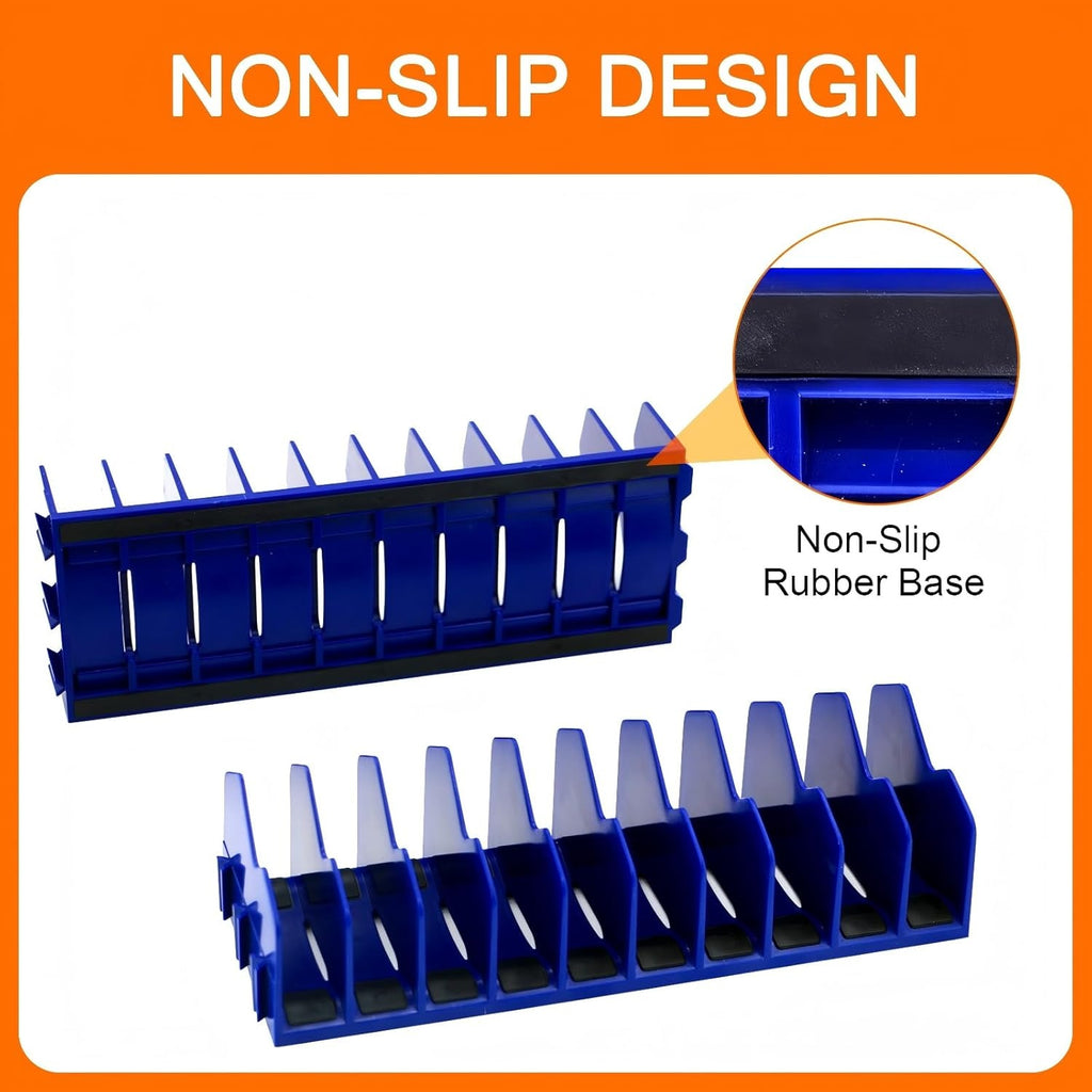 Pack of 2 Plier Organizer Rack 20-Slot Expandable Tool Holder