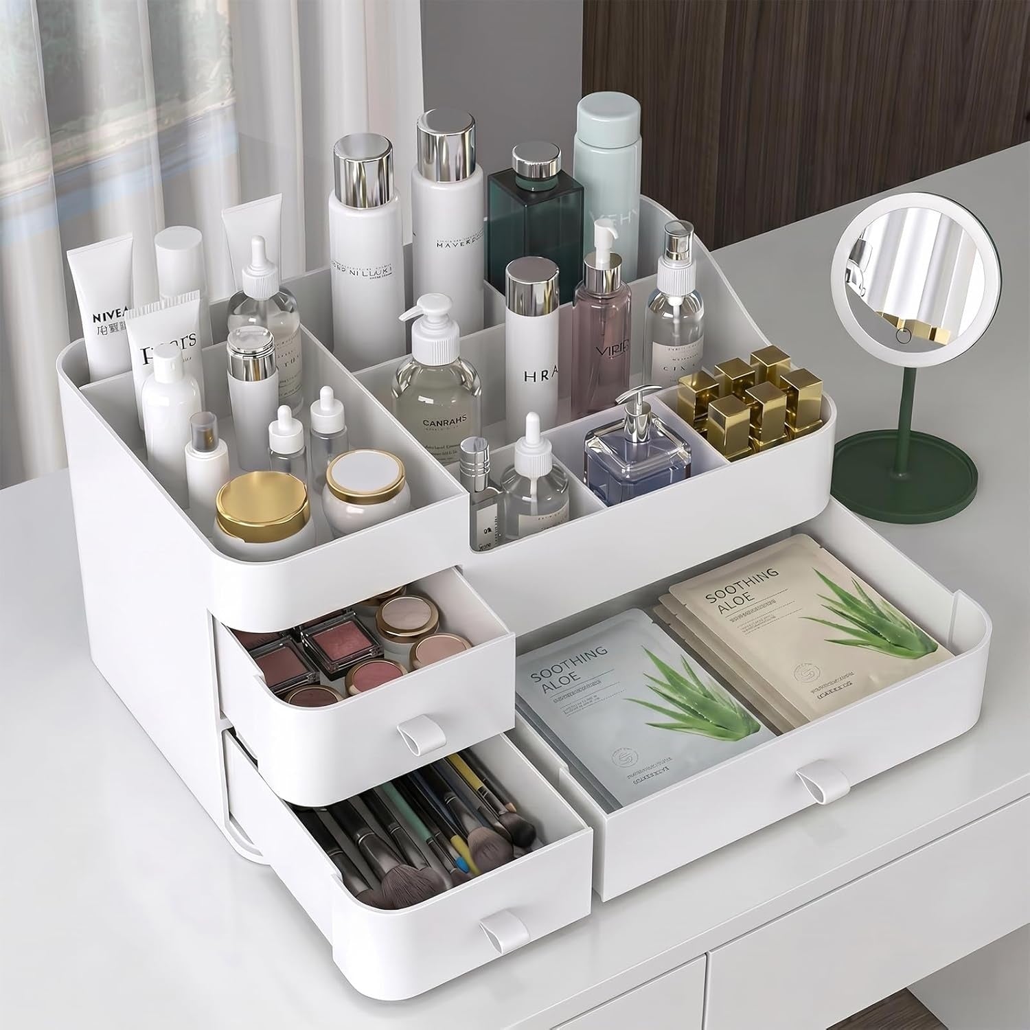 Makeup Organizer with Drawers