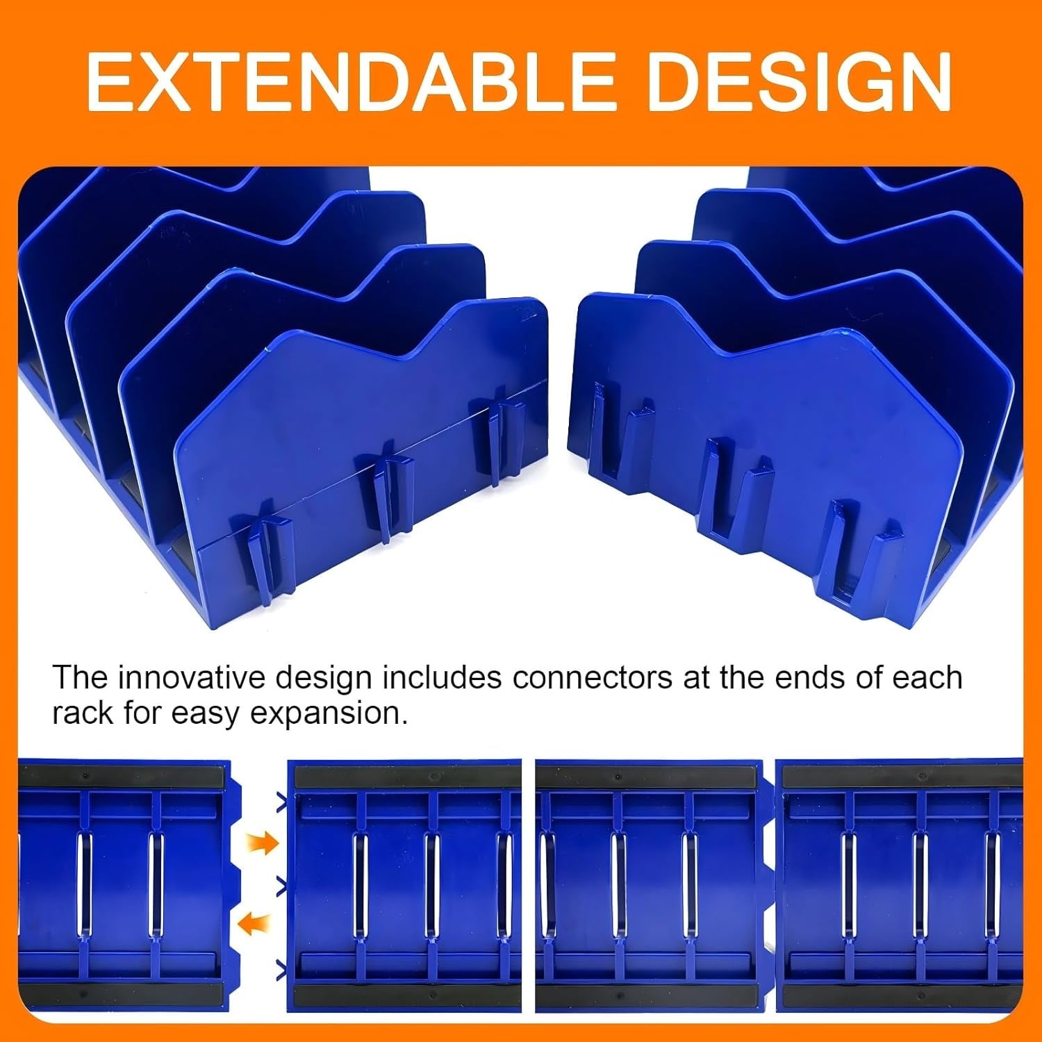 Pack of 2 Plier Organizer Rack 20-Slot Expandable Tool Holder