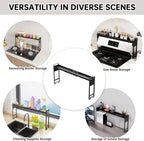 Expandable Over-the-Sink Shelf Adjustable Kitchen Storage Rack