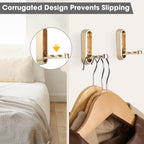 Pack of 2 Folding Coat Hooks Foldable Wall Mounted Hooks