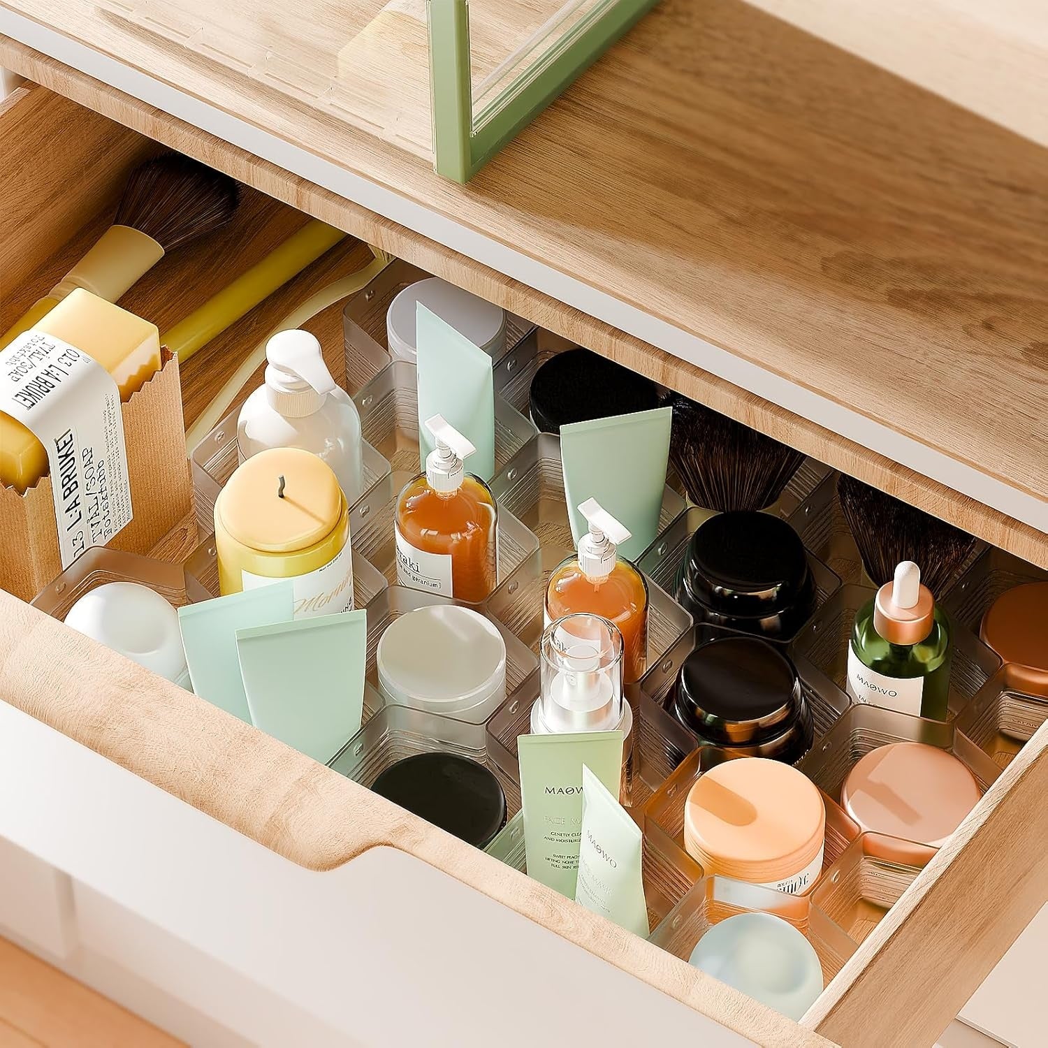 Honeycomb Drawer Organizer Adjustable Divider for Underwear Socks Belts and Scarves