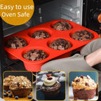 Silicone Muffin Pan Nonstick Cupcake Baking Mold