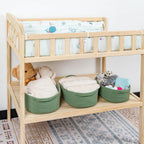 Pack of 5 Small Cotton Rope Storage Baskets with Handles Decorative Organizer