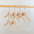 Pack of 36 Gold Metal Hanger Connector Hooks Closet Space Saving Extender Clips