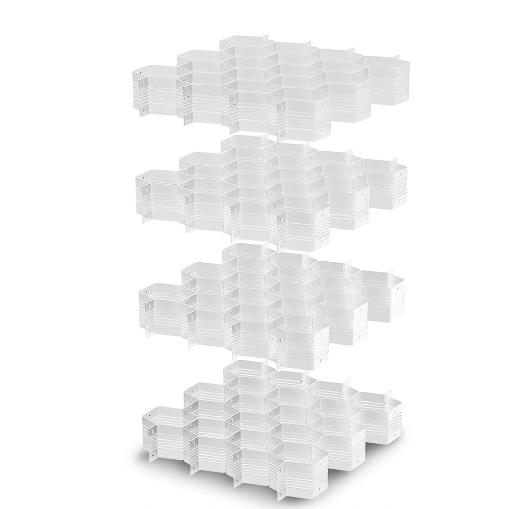 Honeycomb Drawer Organizer Adjustable Divider for Underwear Socks Belts and Scarves