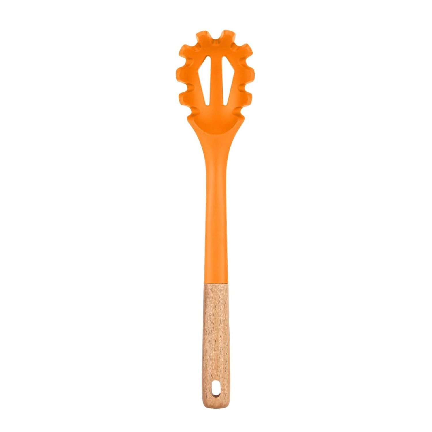 Silicone Pasta Fork Heat Resistant Spaghetti Server Spoon 12.8 Inch