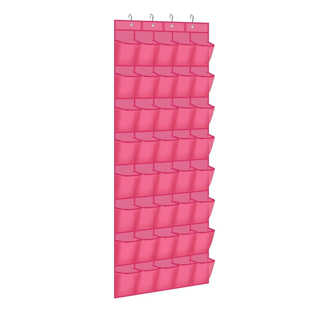 40 Pocket Over-the-Door Hanging Shoe Organizer with Non-Slip Hooks