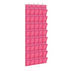 40 Pocket Over-the-Door Hanging Shoe Organizer with Non-Slip Hooks