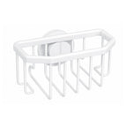 Kitchen Sink Sponge Holder with Strong Suction Cup Rustproof Aluminum Caddy