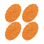 Pack of 4 Silicone Trivet Mats 7.4 Inch Heat Resistant Pot Holders