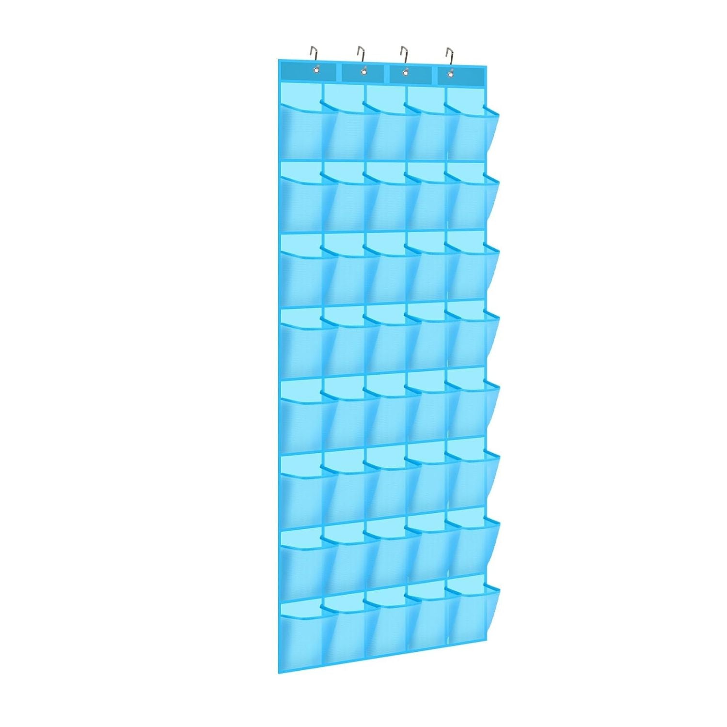 40 Pocket Over-the-Door Hanging Shoe Organizer with Non-Slip Hooks
