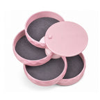 5Layer Rotating Jewelry Organizer Box with Lid