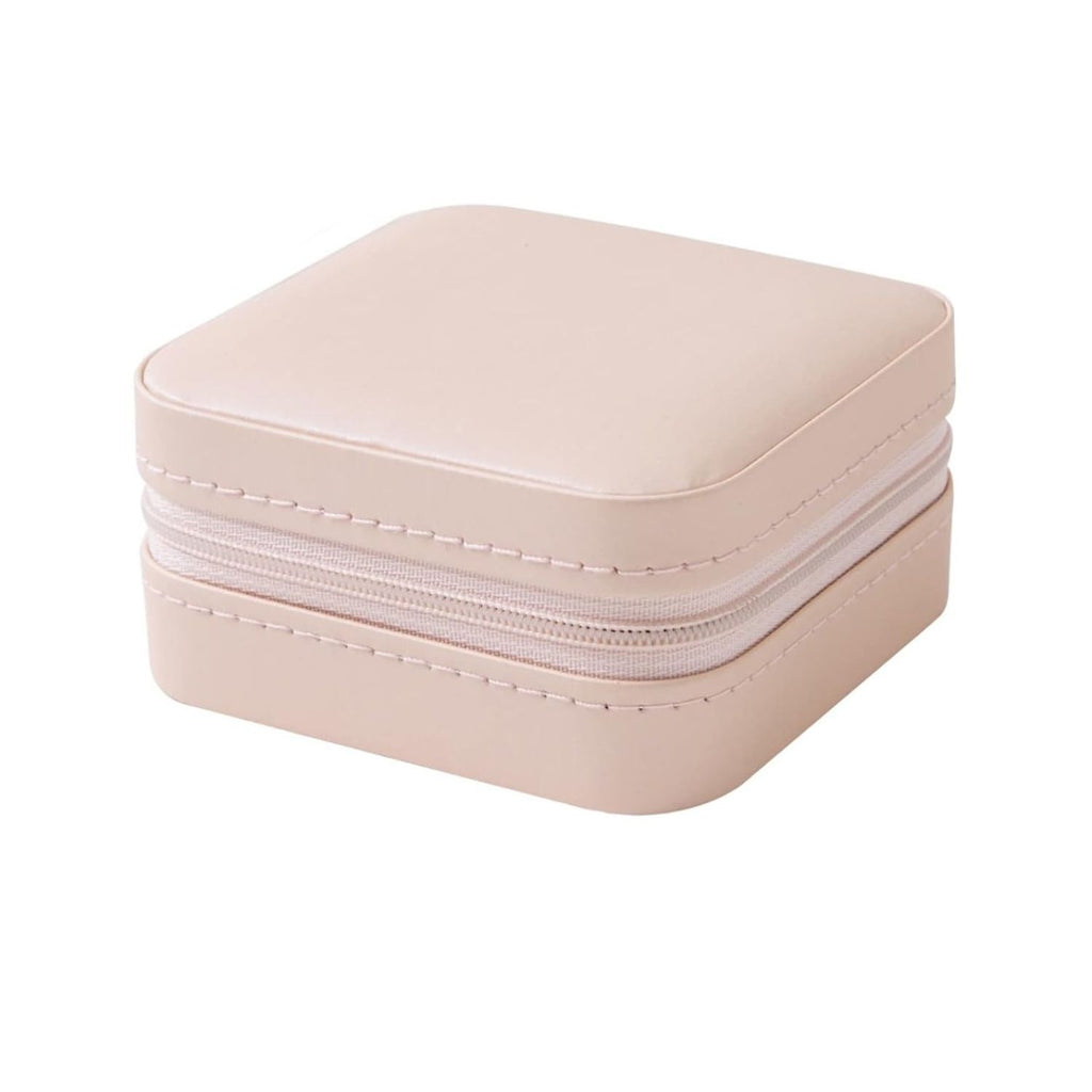 Travel Jewelry Organizer Case with Mirror Portable Jewelry Box