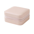 Travel Jewelry Organizer Case with Mirror Portable Jewelry Box