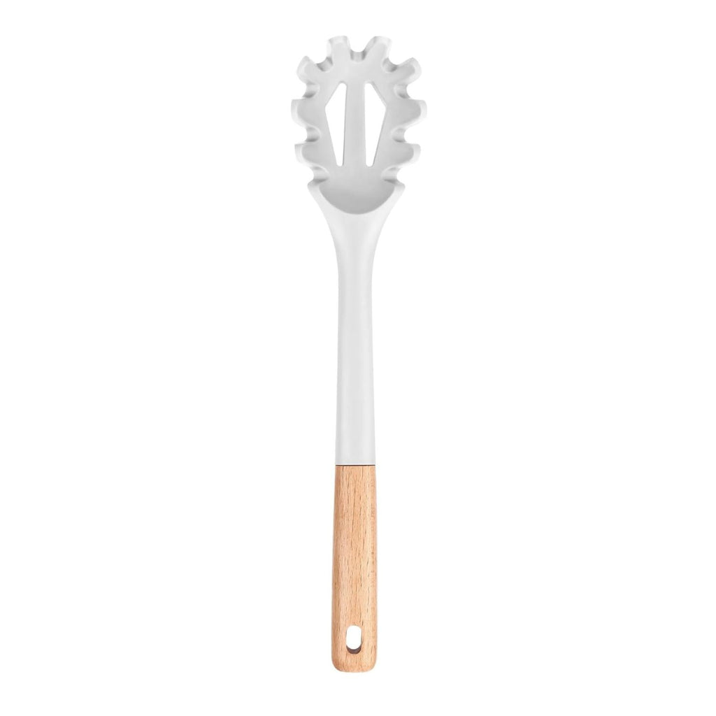 Silicone Pasta Fork Heat Resistant Spaghetti Server Spoon 12.8 Inch