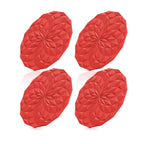Pack of 4 Silicone Trivet Mats 7.4 Inch Heat Resistant Pot Holders