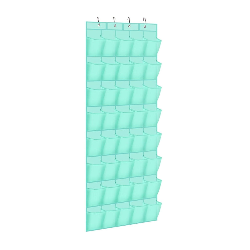 40 Pocket Over-the-Door Hanging Shoe Organizer with Non-Slip Hooks