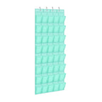 40 Pocket Over-the-Door Hanging Shoe Organizer with Non-Slip Hooks