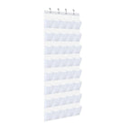40 Pocket Over-the-Door Hanging Shoe Organizer with Non-Slip Hooks
