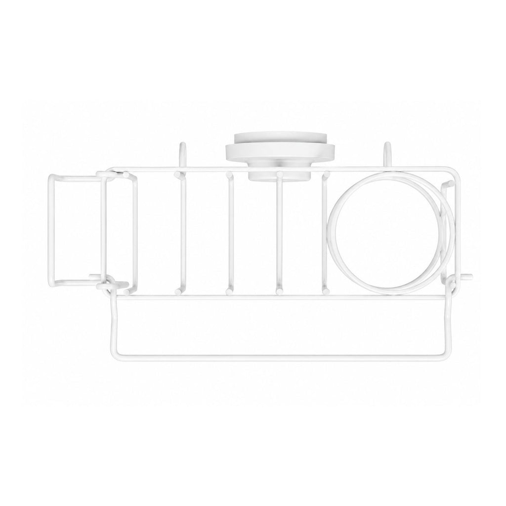 Kitchen Sink Sponge Holder with Strong Suction Cup Rustproof Aluminum Caddy
