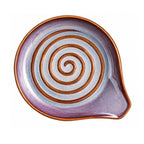 Large Ceramic Spoon Rest for Stove Top 5 Inch Heat-Resistant Utensil Holder