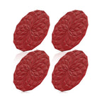 Pack of 4 Silicone Trivet Mats 7.4 Inch Heat Resistant Pot Holders