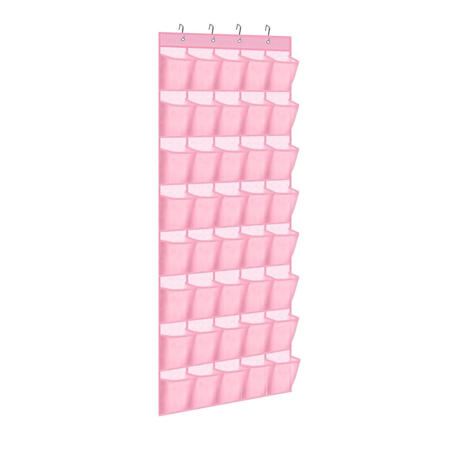 40 Pocket Over-the-Door Hanging Shoe Organizer with Non-Slip Hooks