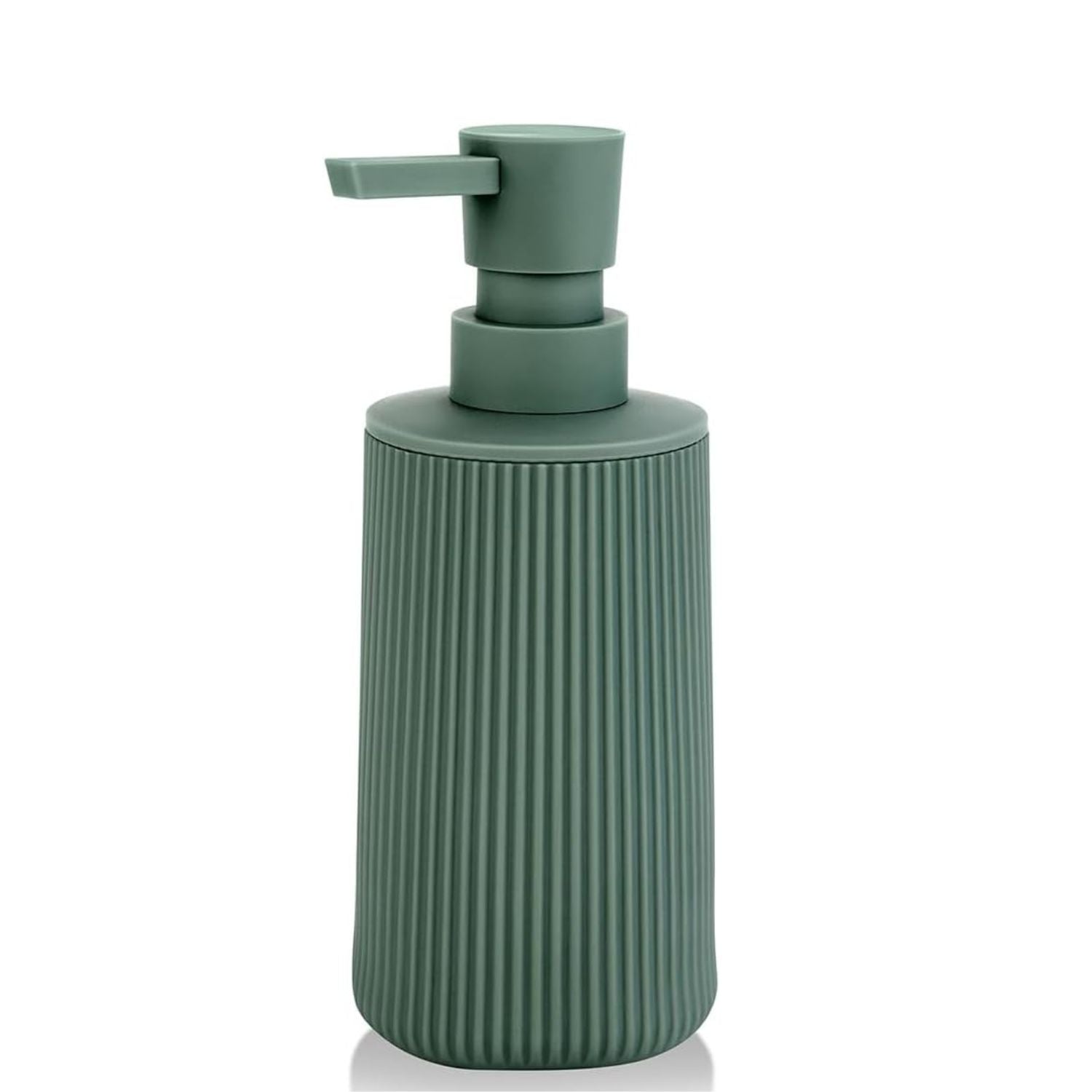 Small Soap Dispenser with Pump Modern Farmhouse Striped Plastic Bottle