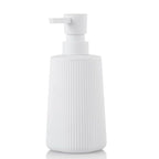 Small Soap Dispenser with Pump Modern Farmhouse Striped Plastic Bottle