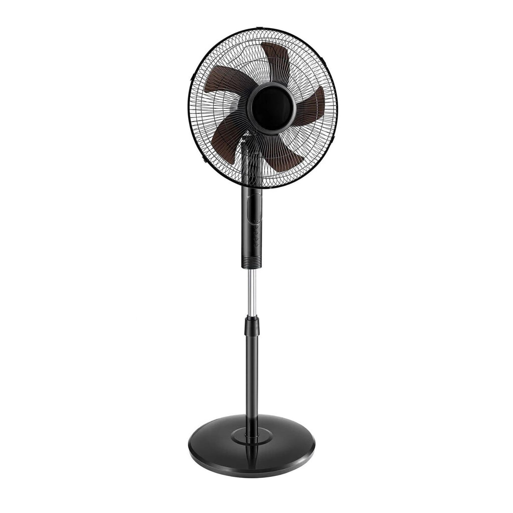 Oscillating Pedestal Fan with Remote Control 3-Speed Adjustable Height Stand Floor Fan