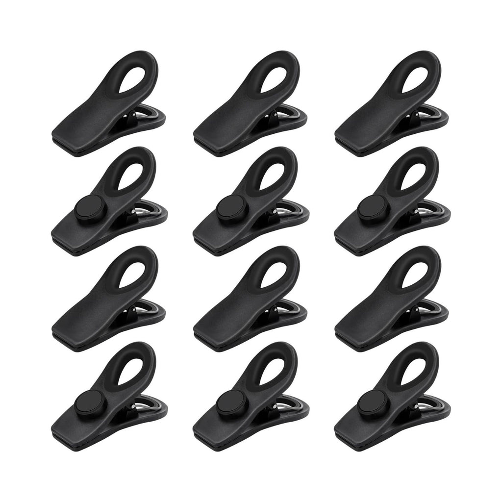 Magnetic Chip Clips with Airtight Seal Food Storage Bag Clips