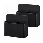 Pack of 2 Magnetic Pen Holder for Refrigerator and Whiteboard Plastic Pencil Organizer Cup