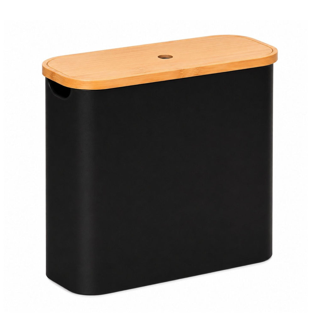 Freestanding Toilet Paper Basket with Lid