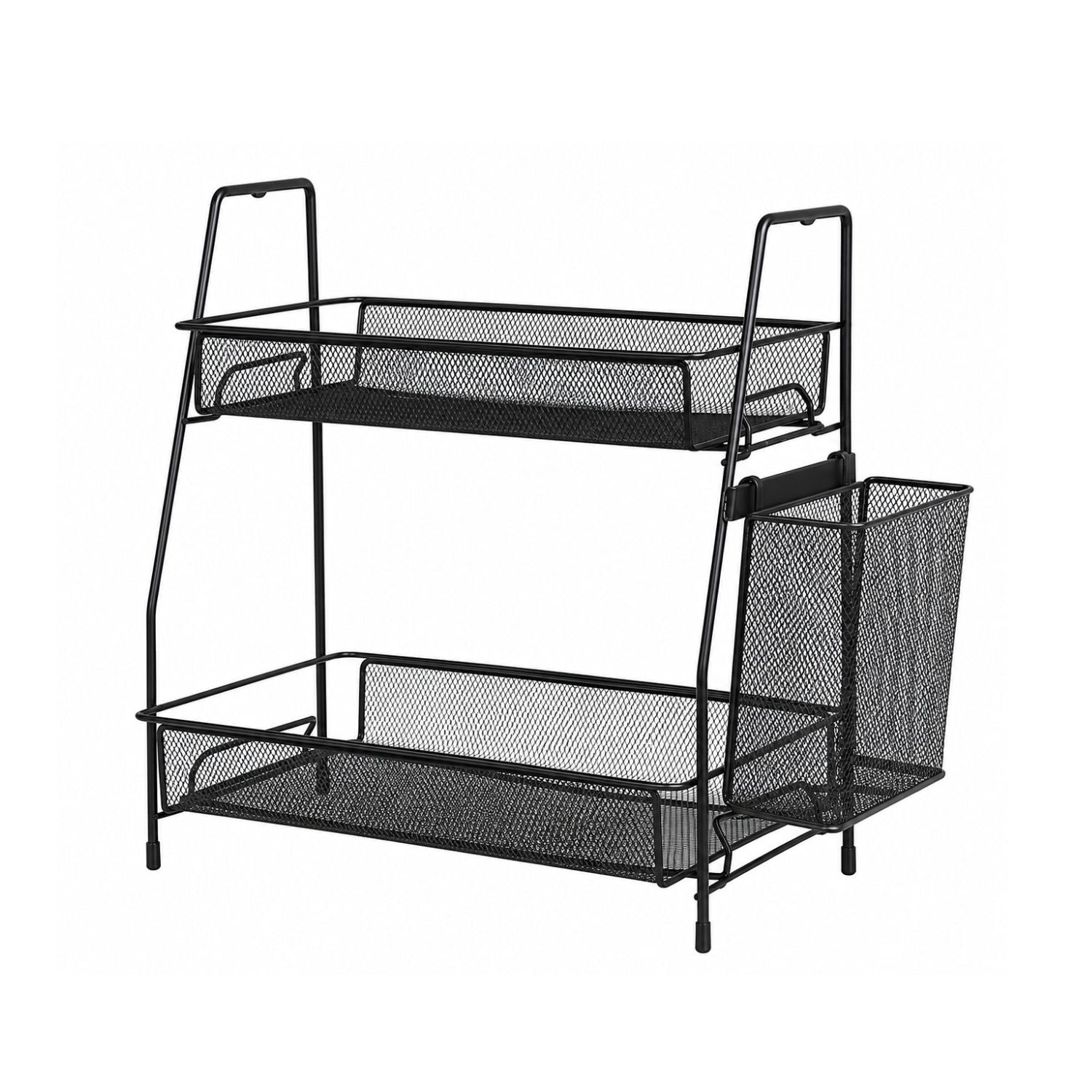 Countertop Organizer with Small Basket
