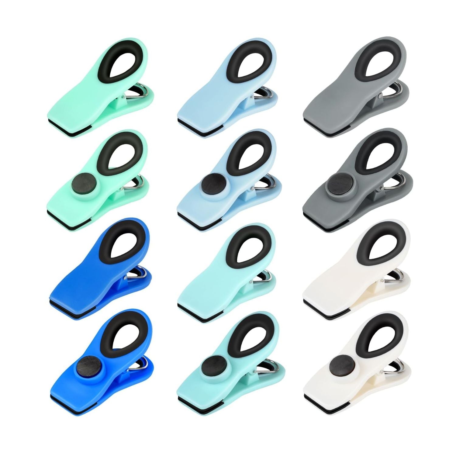 Magnetic Chip Clips with Airtight Seal Food Storage Bag Clips
