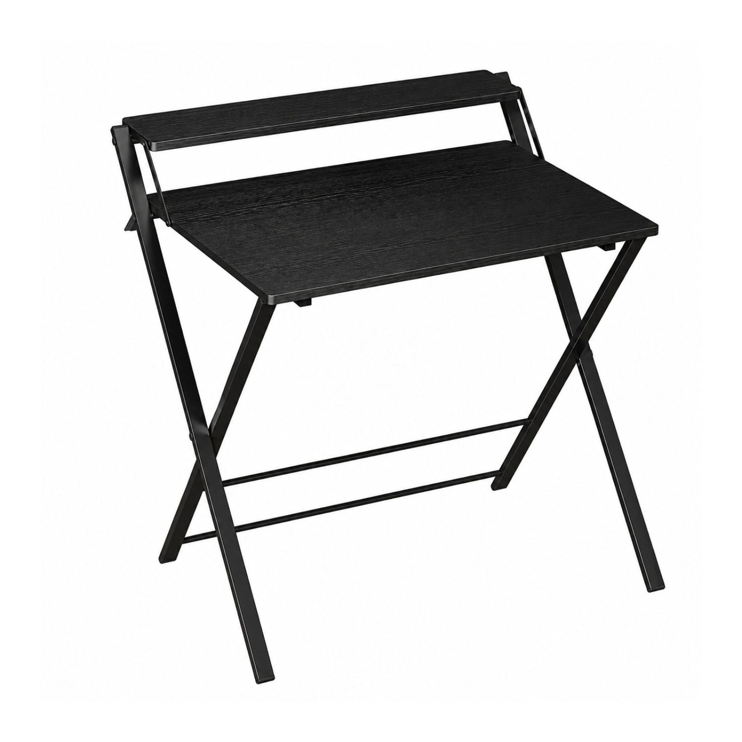 2Tier Folding Laptop Desk Space-Saving Compact Computer Table