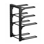 4 Tier Pots and Pans Organizer Rack Adjustable Under Cabinet Cookware Holder