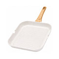 Nonstick Square Grill Pan with Pour Spouts for Stovetop