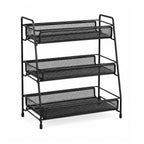 3Tier Bathroom Countertop Organizer Shelf Metal Spice Rack Makeup Storage Stand