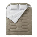 Waterproof Double Sleeping Bag for Adults with 2 Pillows