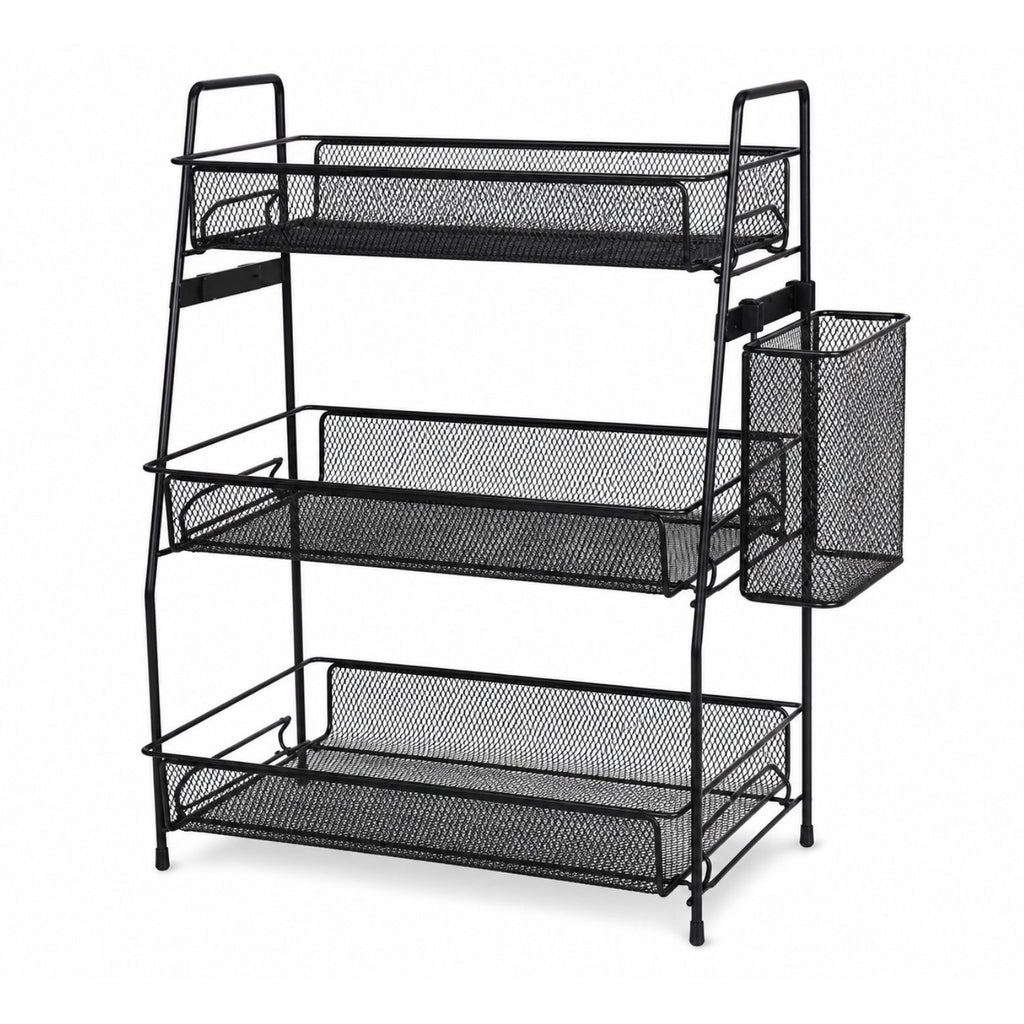 Countertop Organizer with Small Basket