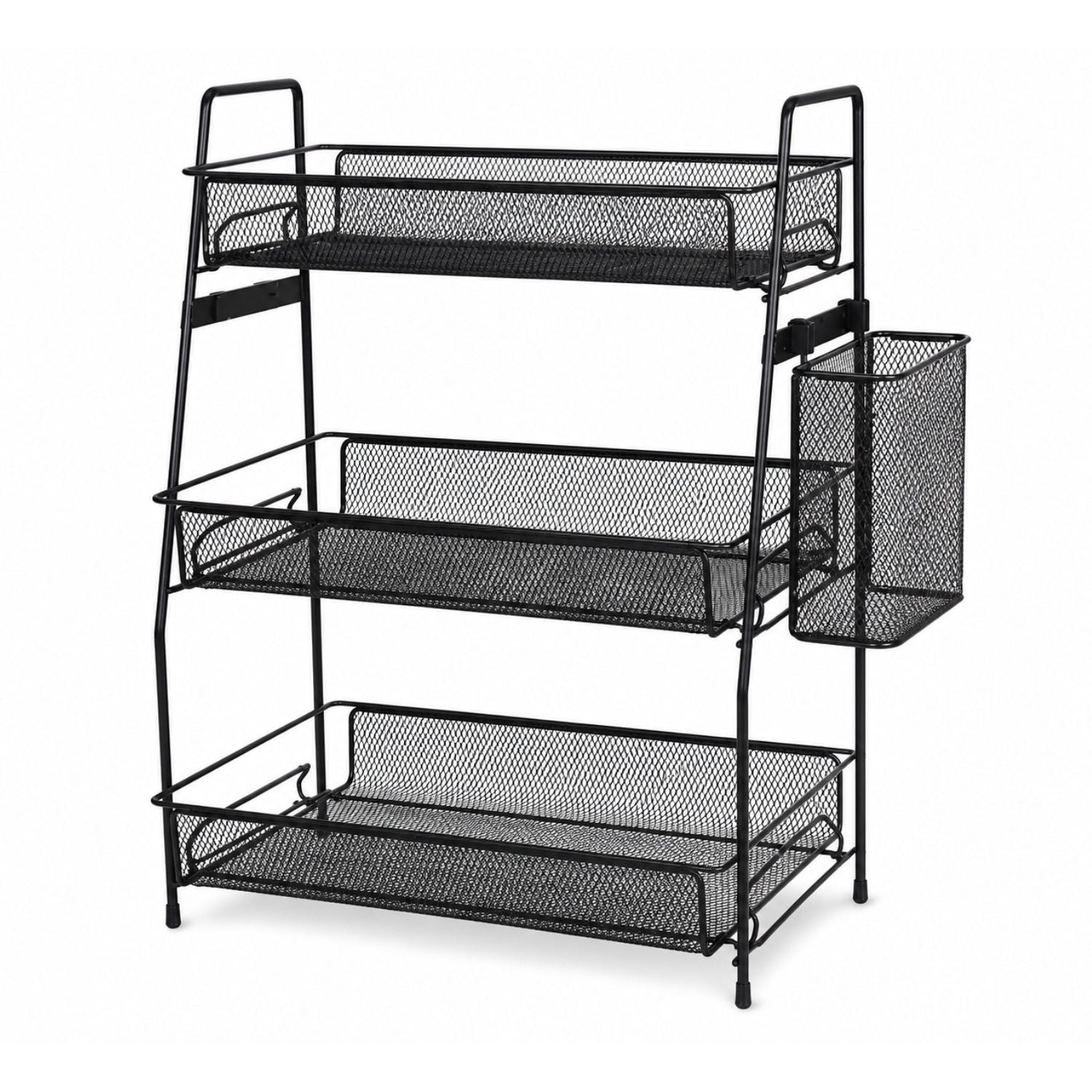 Countertop Organizer with Small Basket