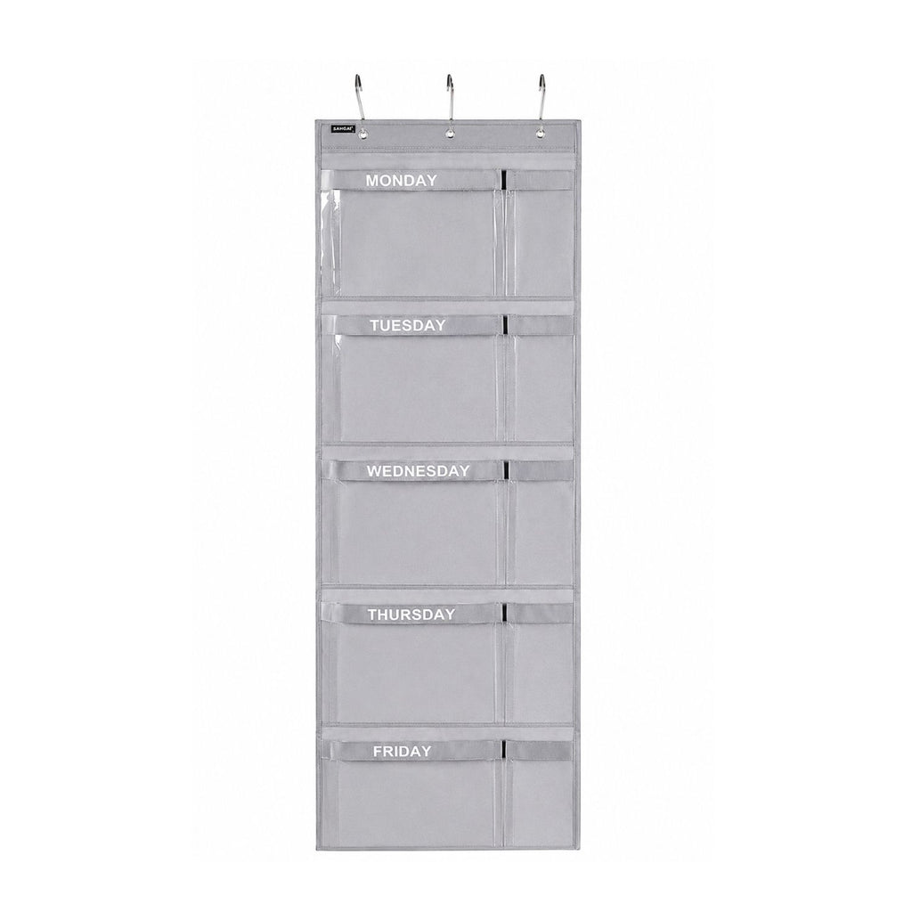 Weekly Kids Hanging Clothes Organizer