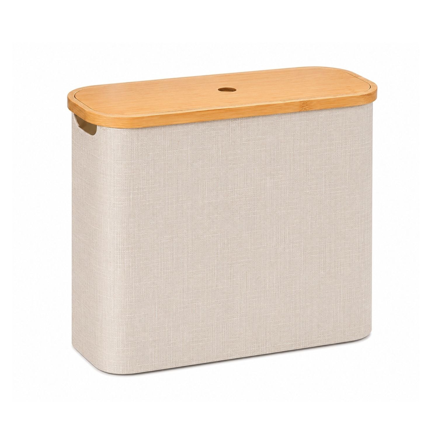 Freestanding Toilet Paper Basket with Lid