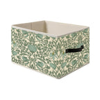 Foldable Storage Bin Box with Handles Vine Floral Organizer Basket